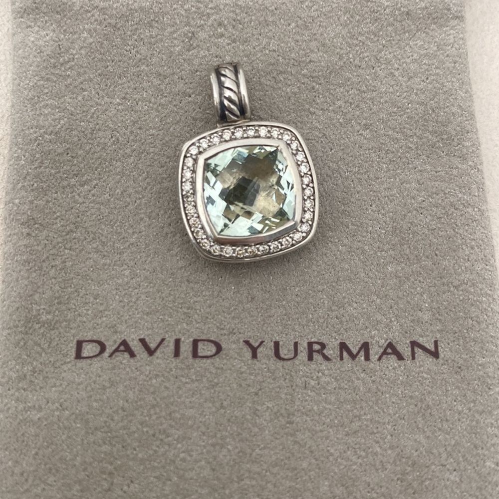 David Yurman Albion Prasiolite and Diamonds Enhancer